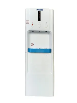 Blue Star BWD3FMRUA  Bottled Water Dispenser 3 Tap (Hot, Cold, Normal) | 5 Liter/Hour Water Capacity, Carbon Block, White