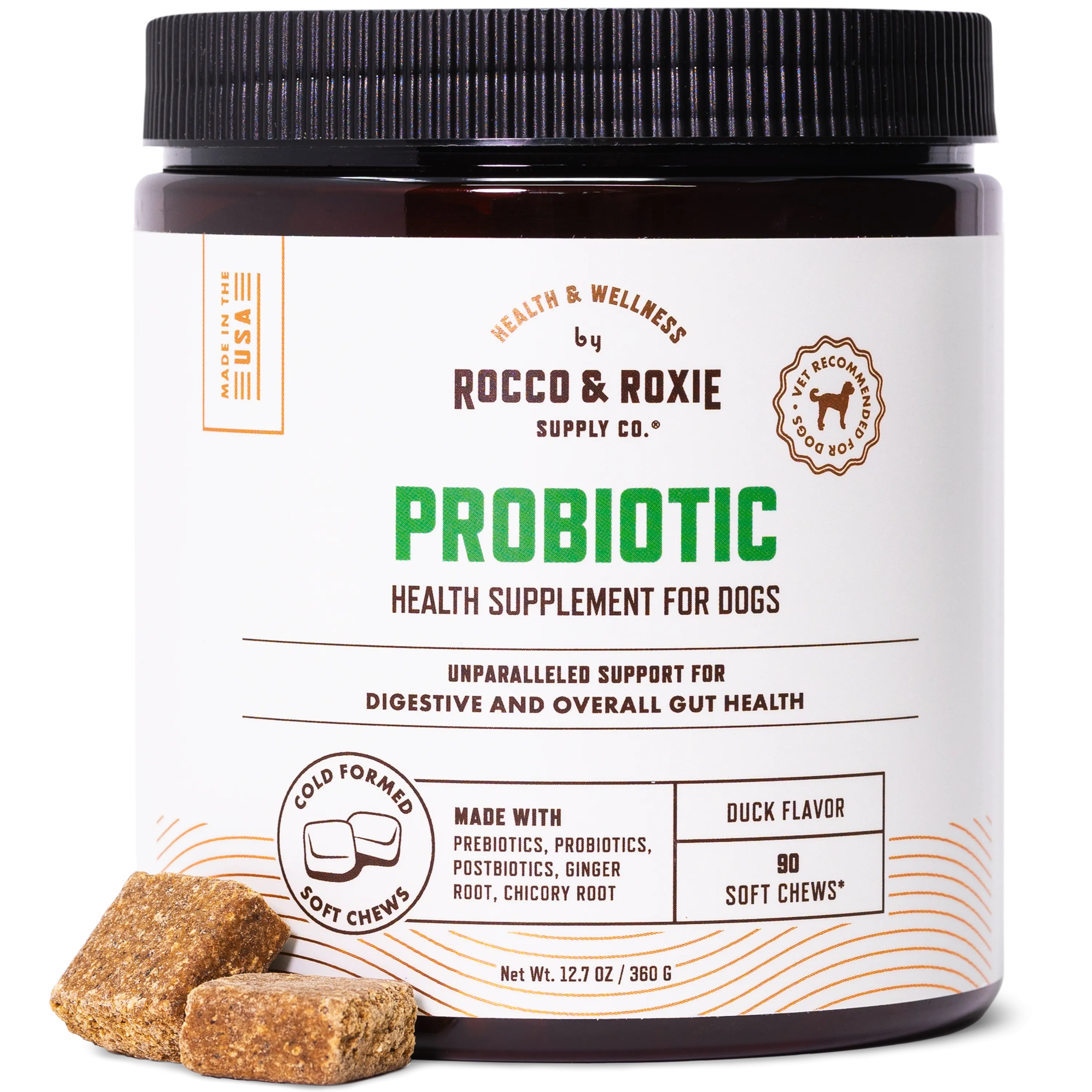 Rocco & Roxie® Probiotic Dog Chew, 90 Count